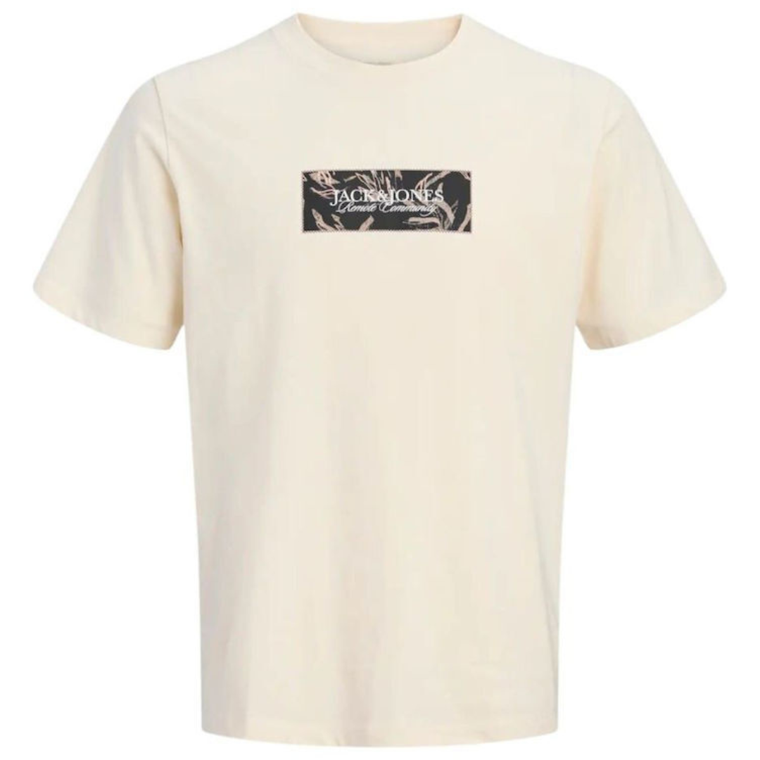 J&J Bež Muška Majica JORMONTAUK FRONT TEE